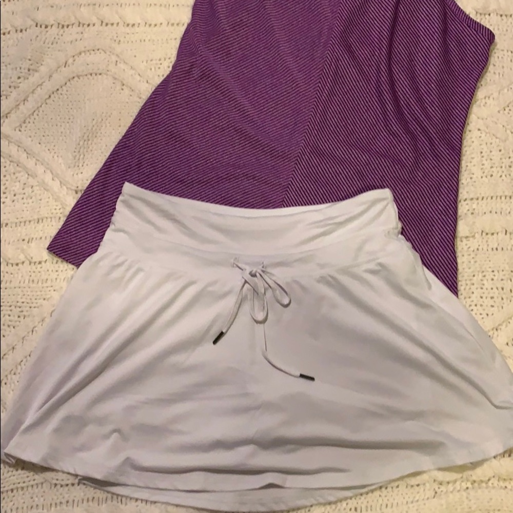 Kyodan White Tennis Skirt